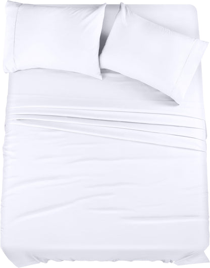 Utopia Bedding Queen Bed Sheets Set - 4 Piece Bedding - Brushed Microfiber - Shrinkage and Fade Resistant - Easy Care