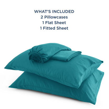 Bedsure King Size Sheet Set, Cooling Sheets King, Deep Pocket Up to 16", Hotel Luxury Silky Bedding Sheets & Pillowcases