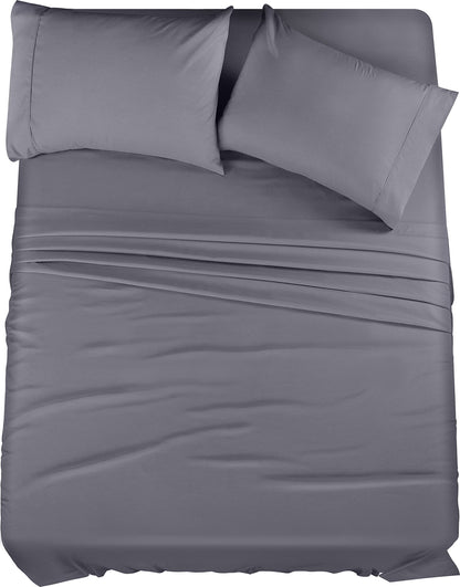 Utopia Bedding Queen Bed Sheets Set - 4 Piece Bedding - Brushed Microfiber - Shrinkage and Fade Resistant - Easy Care