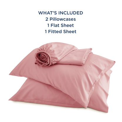 Bedsure King Size Sheet Set, Cooling Sheets King, Deep Pocket Up to 16", Hotel Luxury Silky Bedding Sheets & Pillowcases