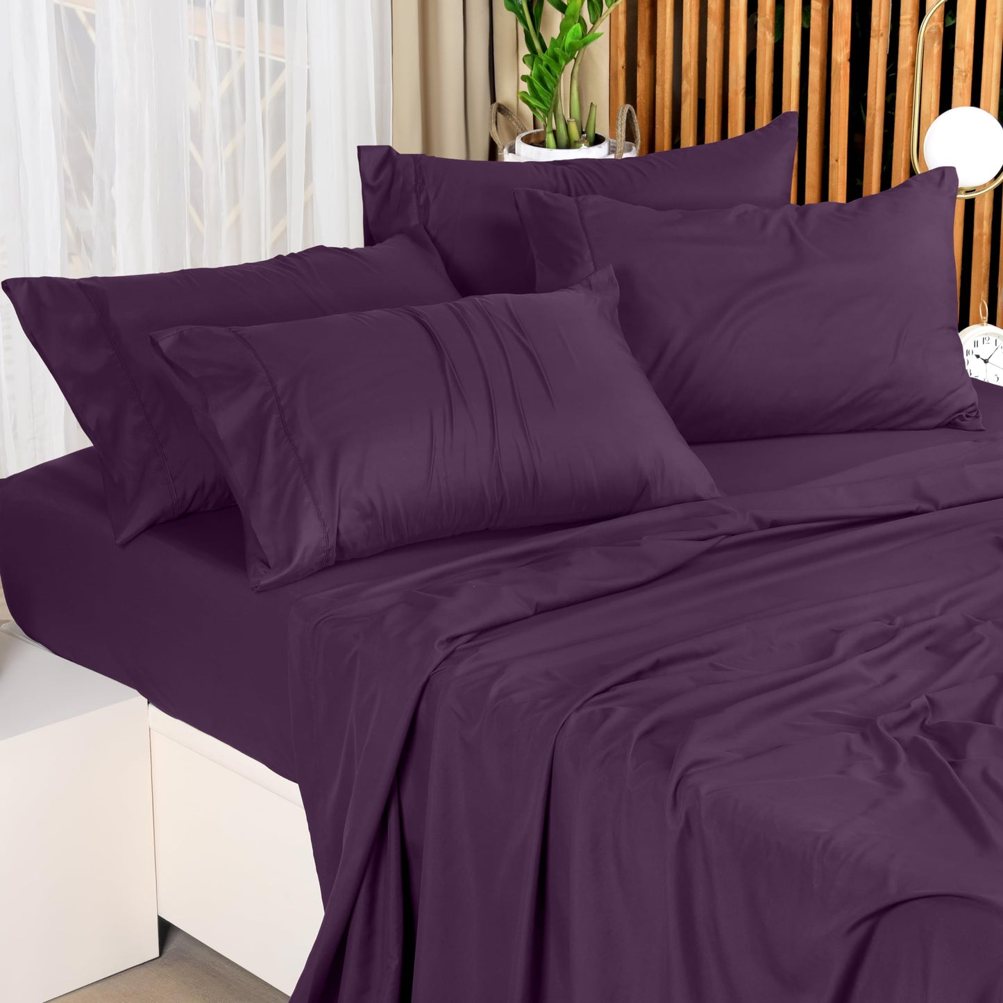 Utopia Bedding Queen Bed Sheets Set - 4 Piece Bedding - Brushed Microfiber - Shrinkage and Fade Resistant - Easy Care