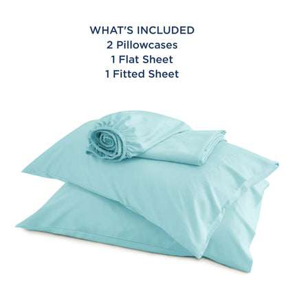 Bedsure King Size Sheet Set, Cooling Sheets King, Deep Pocket Up to 16", Hotel Luxury Silky Bedding Sheets & Pillowcases