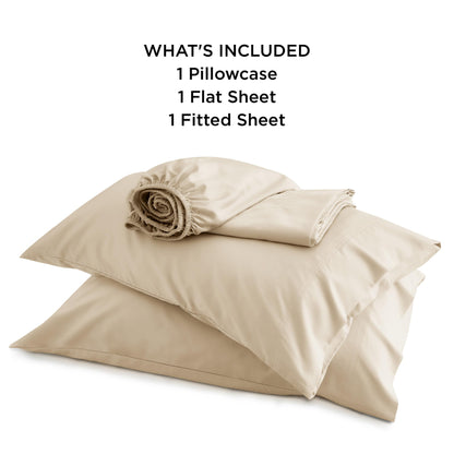 Bedsure King Size Sheet Set, Cooling Sheets King, Deep Pocket Up to 16", Hotel Luxury Silky Bedding Sheets & Pillowcases