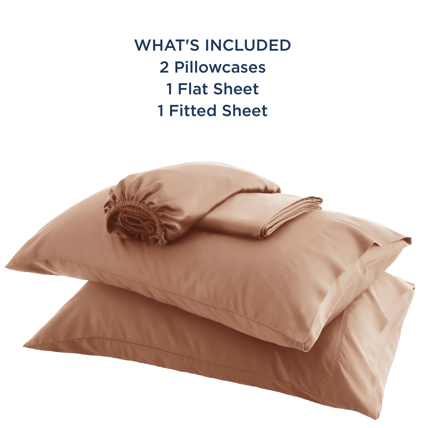 Bedsure King Size Sheet Set, Cooling Sheets King, Deep Pocket Up to 16", Hotel Luxury Silky Bedding Sheets & Pillowcases