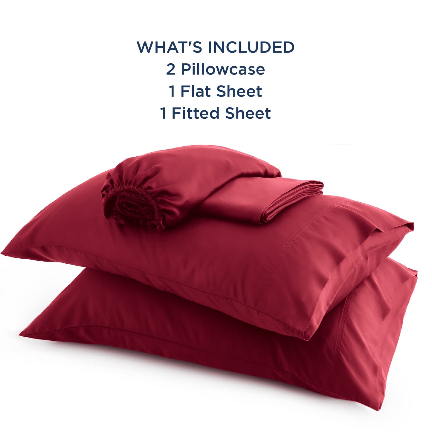 Bedsure King Size Sheet Set, Cooling Sheets King, Deep Pocket Up to 16", Hotel Luxury Silky Bedding Sheets & Pillowcases