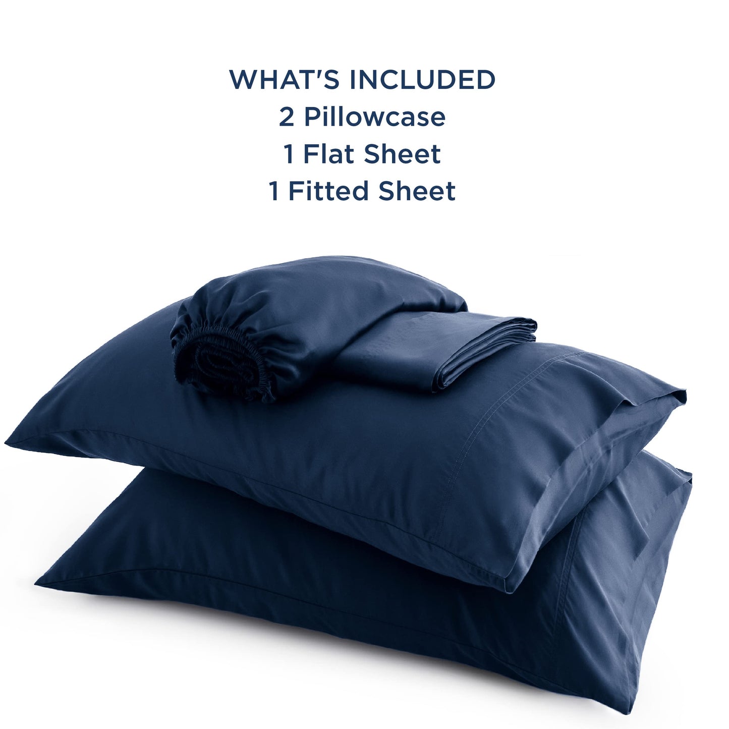 Bedsure King Size Sheet Set, Cooling Sheets King, Deep Pocket Up to 16", Hotel Luxury Silky Bedding Sheets & Pillowcases