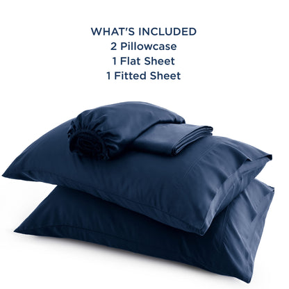 Bedsure King Size Sheet Set, Cooling Sheets King, Deep Pocket Up to 16", Hotel Luxury Silky Bedding Sheets & Pillowcases