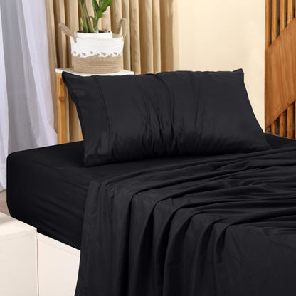 Utopia Bedding Queen Bed Sheets Set - 4 Piece Bedding - Brushed Microfiber - Shrinkage and Fade Resistant - Easy Care