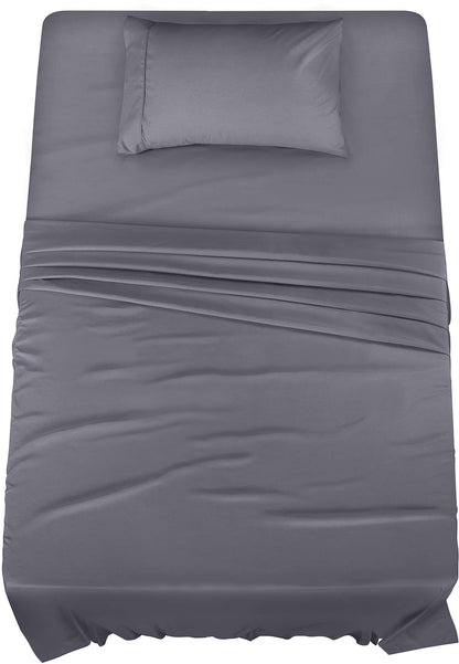 Utopia Bedding Queen Bed Sheets Set - 4 Piece Bedding - Brushed Microfiber - Shrinkage and Fade Resistant - Easy Care