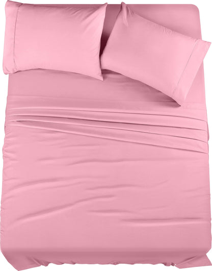 Utopia Bedding Queen Bed Sheets Set - 4 Piece Bedding - Brushed Microfiber - Shrinkage and Fade Resistant - Easy Care