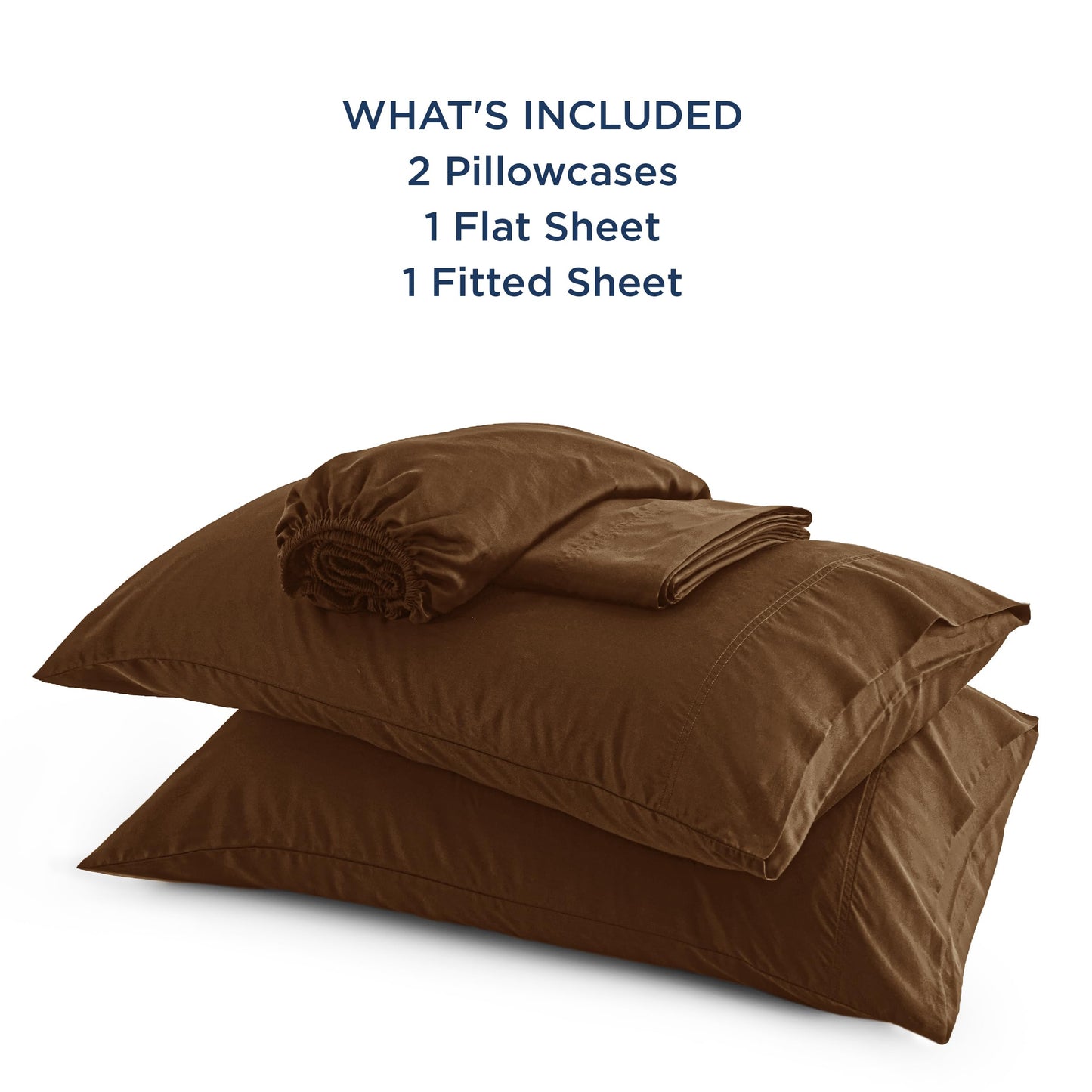 Bedsure King Size Sheet Set, Cooling Sheets King, Deep Pocket Up to 16", Hotel Luxury Silky Bedding Sheets & Pillowcases