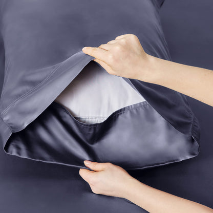 Bedsure King Size Sheet Set, Cooling Sheets King, Deep Pocket Up to 16", Hotel Luxury Silky Bedding Sheets & Pillowcases