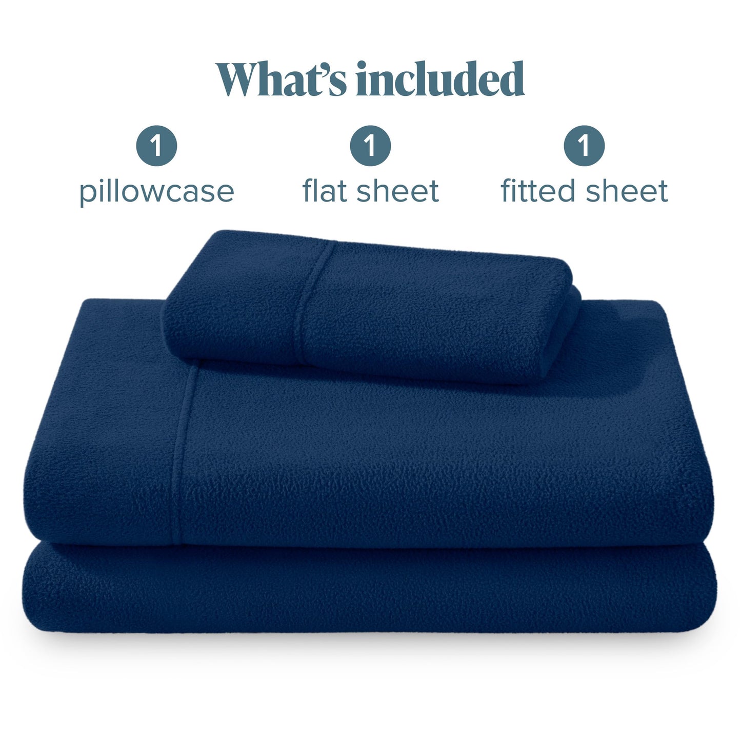 Bare Home Super Soft Fleece Sheet Set - Split Head Flex King Size - Extra Plush Polar Fleece, No-Pilling Bed Sheets - All Season Cozy Warmth