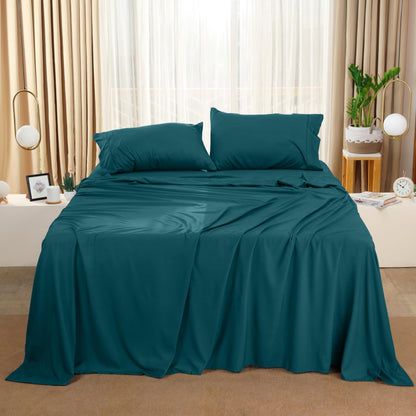 Utopia Bedding Queen Bed Sheets Set - 4 Piece Bedding - Brushed Microfiber - Shrinkage and Fade Resistant - Easy Care