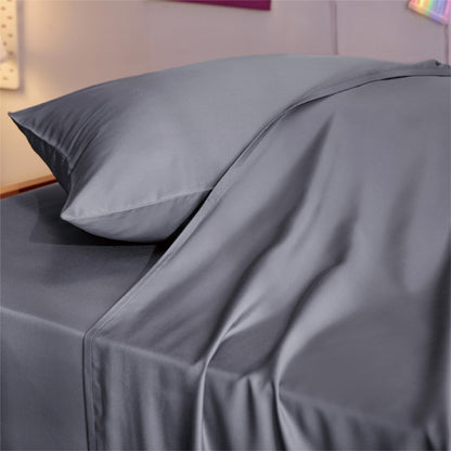 Bedsure King Size Sheet Set, Cooling Sheets King, Deep Pocket Up to 16", Hotel Luxury Silky Bedding Sheets & Pillowcases