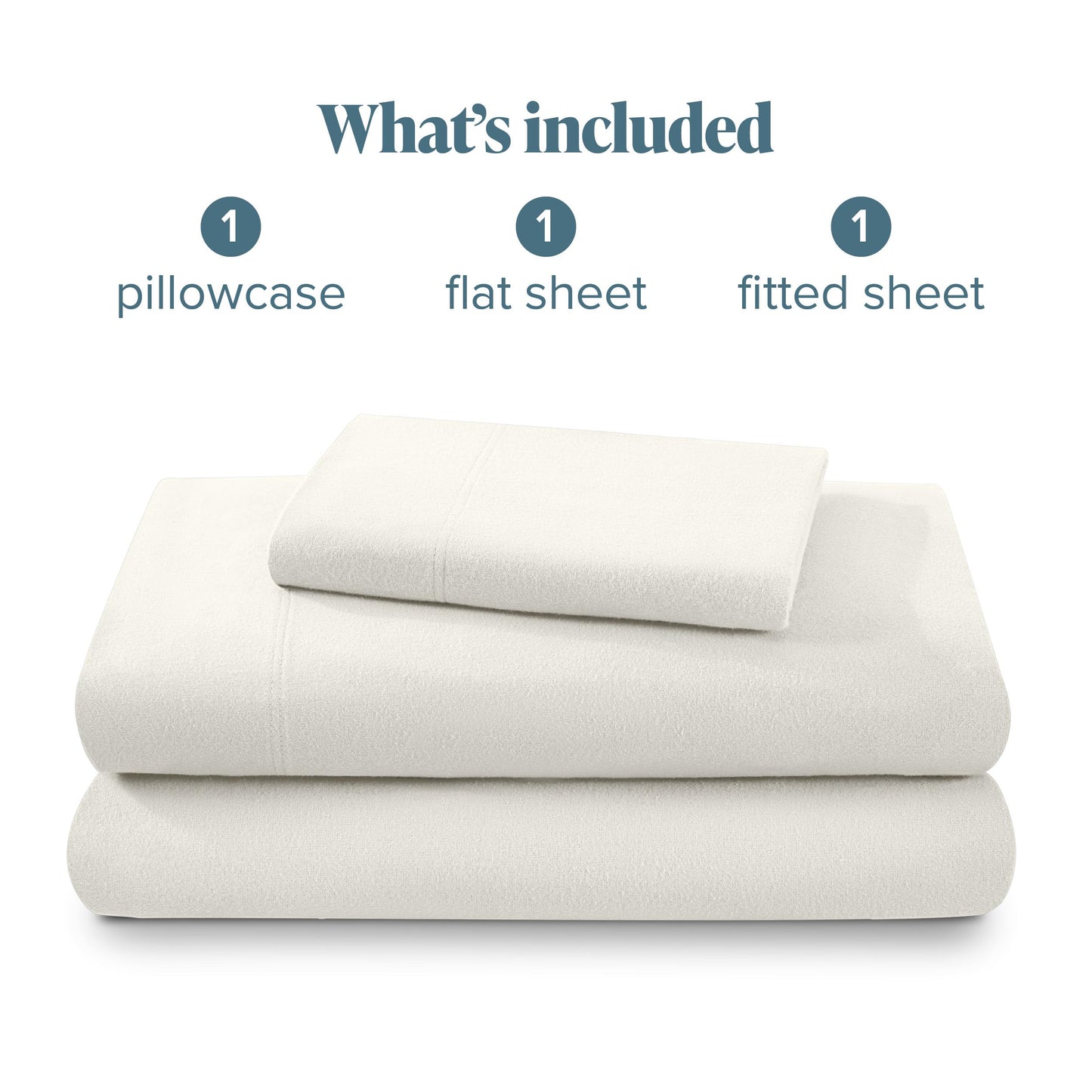 Bare Home Flannel Sheet Set 100% Cotton, Velvety Soft Heavyweight - Double Brushed Flannel - Deep Pocket (Split King, Grey)