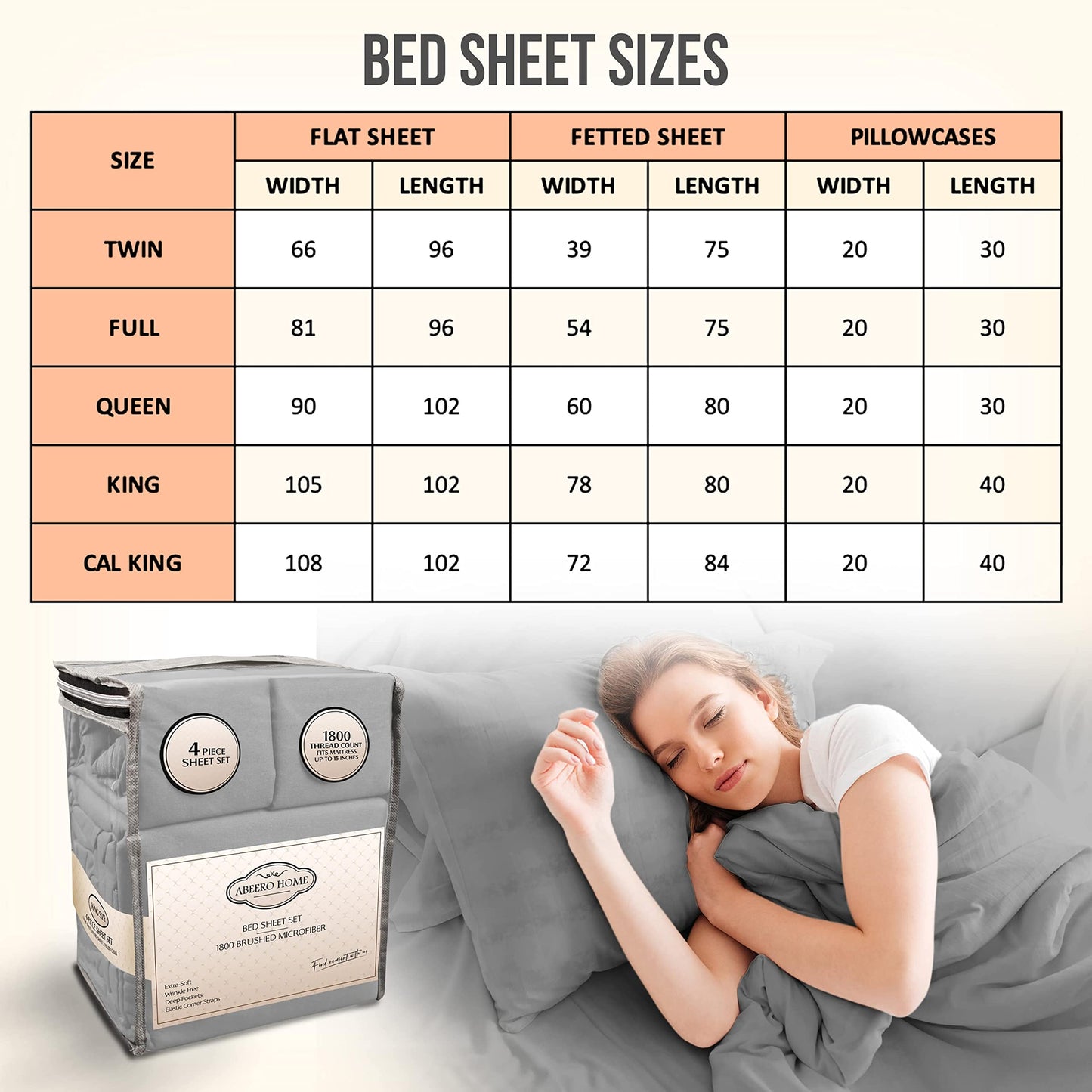 Queen Sheet Set - Luxury Hotel Bed Sheets - Soft Cooling Sheets with Elastic Corner Straps - Deep Pockets Microfiber Bedsheet 4 Piece