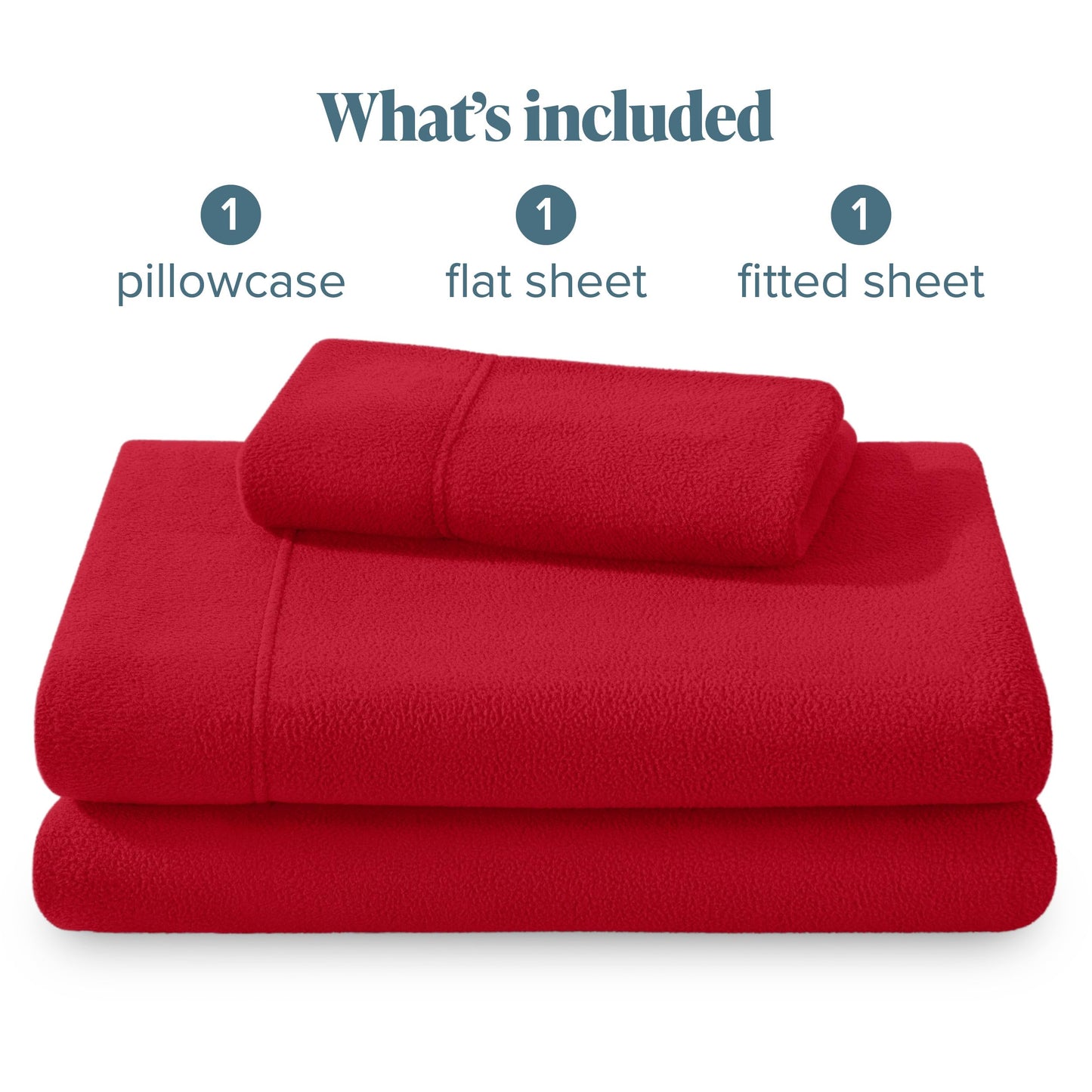 Bare Home Super Soft Fleece Sheet Set - Split Head Flex King Size - Extra Plush Polar Fleece, No-Pilling Bed Sheets - All Season Cozy Warmth