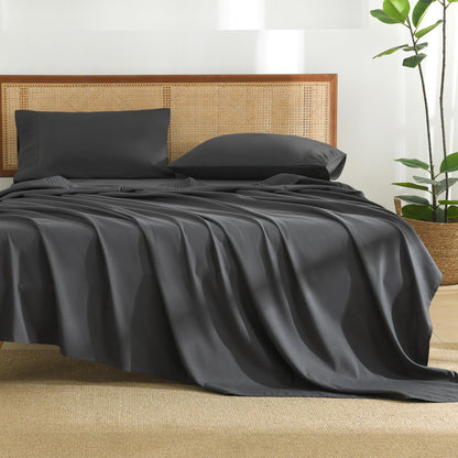 Microfiber Queen Sheet, Deep Pocket Up to 16", Hotel Luxury Breathable & Cooling Bed Sheet Set