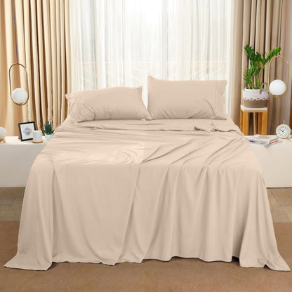 Utopia Bedding Queen Bed Sheets Set - 4 Piece Bedding - Brushed Microfiber - Shrinkage and Fade Resistant - Easy Care