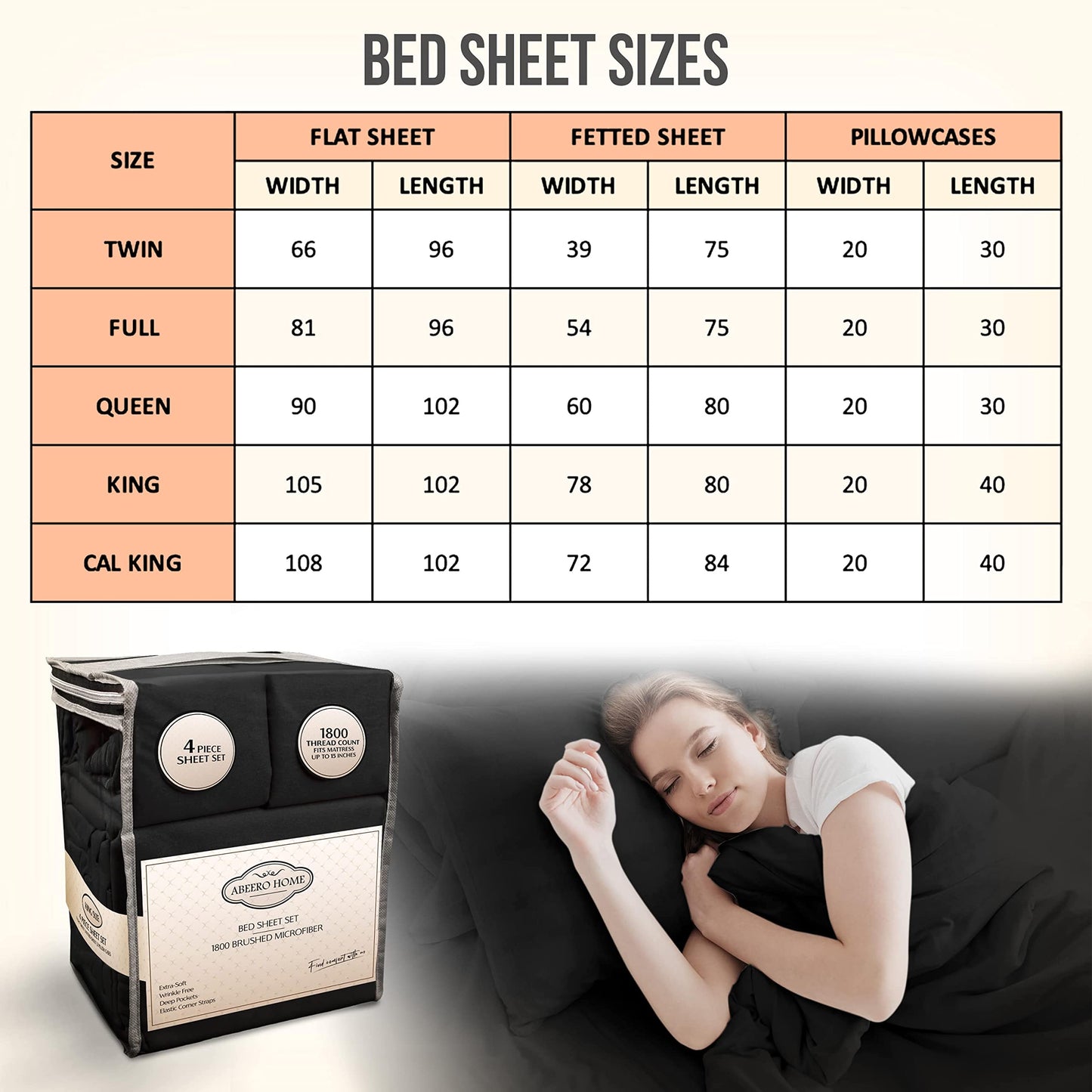 Queen Sheet Set - Luxury Hotel Bed Sheets - Soft Cooling Sheets with Elastic Corner Straps - Deep Pockets Microfiber Bedsheet 4 Piece