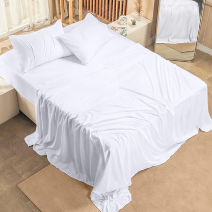 Utopia Bedding Queen Bed Sheets Set - 4 Piece Bedding - Brushed Microfiber - Shrinkage and Fade Resistant - Easy Care