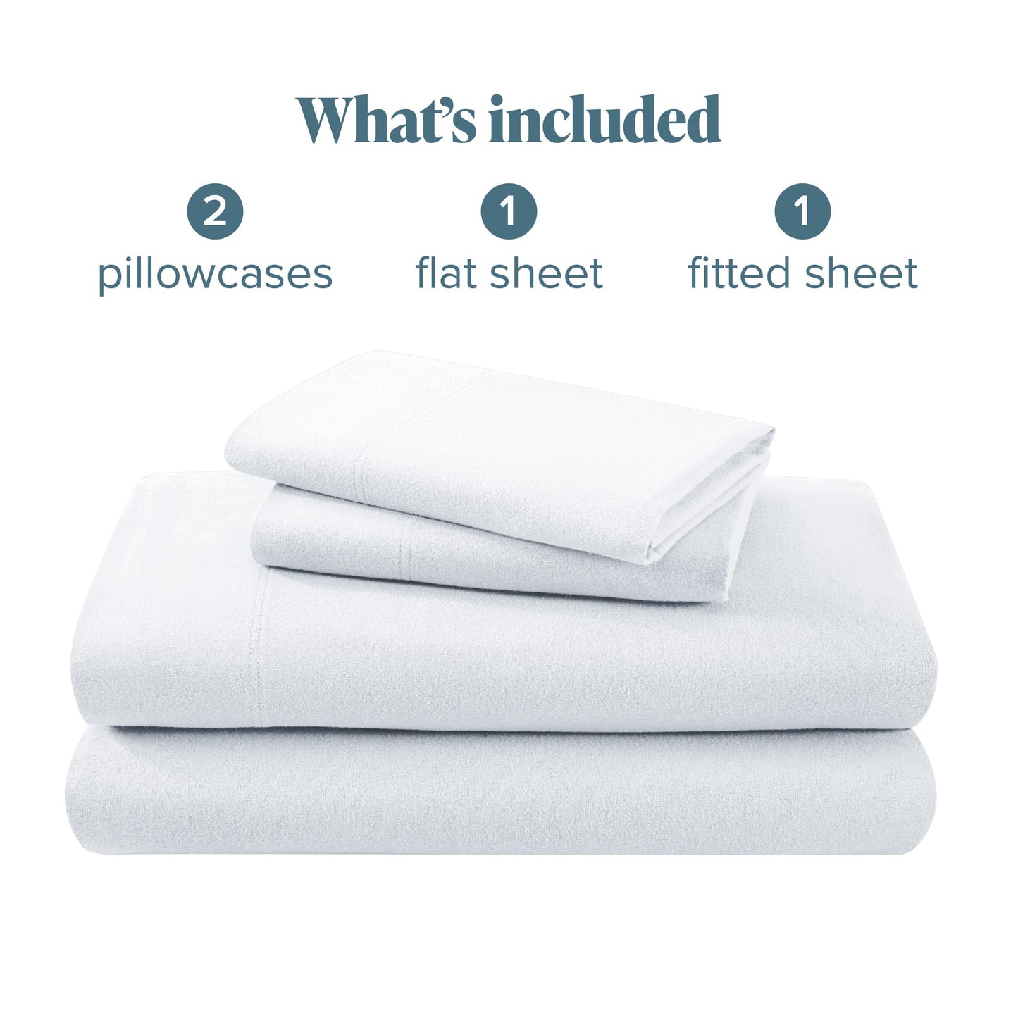 Bare Home Flannel Sheet Set 100% Cotton, Velvety Soft Heavyweight - Double Brushed Flannel - Deep Pocket (Split King, Grey)