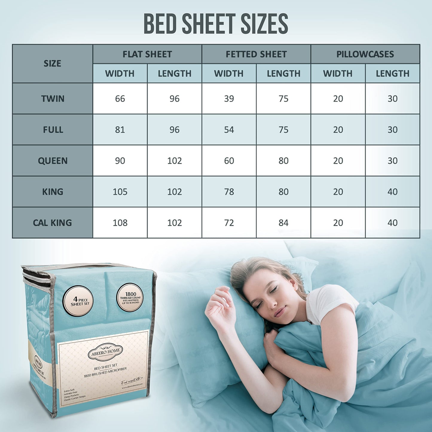 Queen Sheet Set - Luxury Hotel Bed Sheets - Soft Cooling Sheets with Elastic Corner Straps - Deep Pockets Microfiber Bedsheet 4 Piece