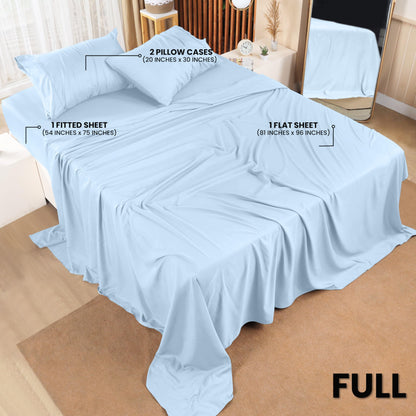 Utopia Bedding Queen Bed Sheets Set - 4 Piece Bedding - Brushed Microfiber - Shrinkage and Fade Resistant - Easy Care