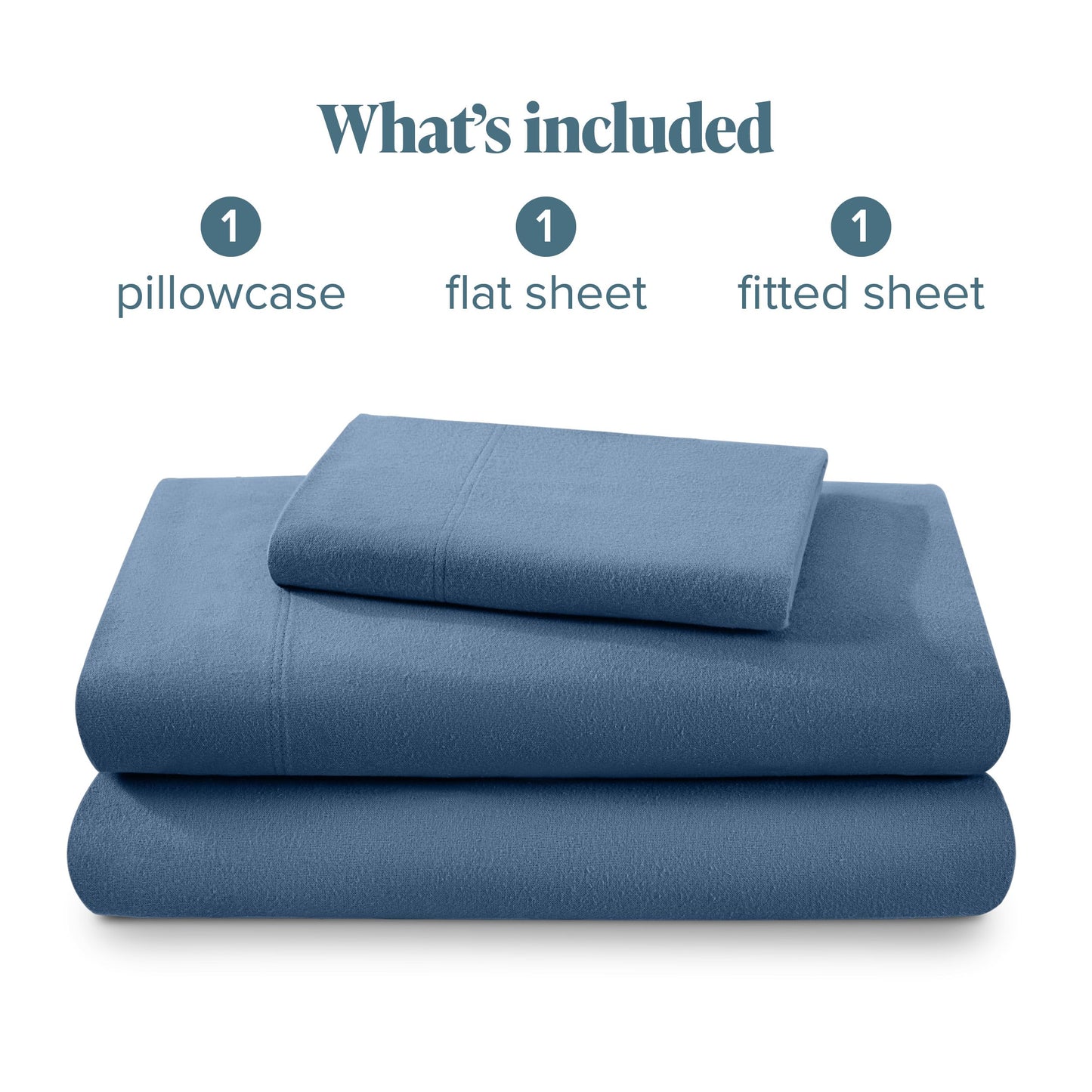 Bare Home Flannel Sheet Set 100% Cotton, Velvety Soft Heavyweight - Double Brushed Flannel - Deep Pocket (Split King, Grey)