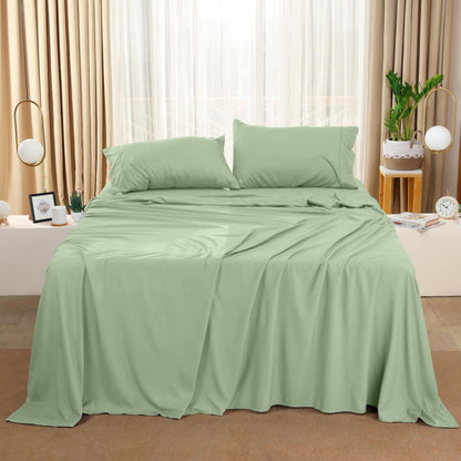 Utopia Bedding Queen Bed Sheets Set - 4 Piece Bedding - Brushed Microfiber - Shrinkage and Fade Resistant - Easy Care