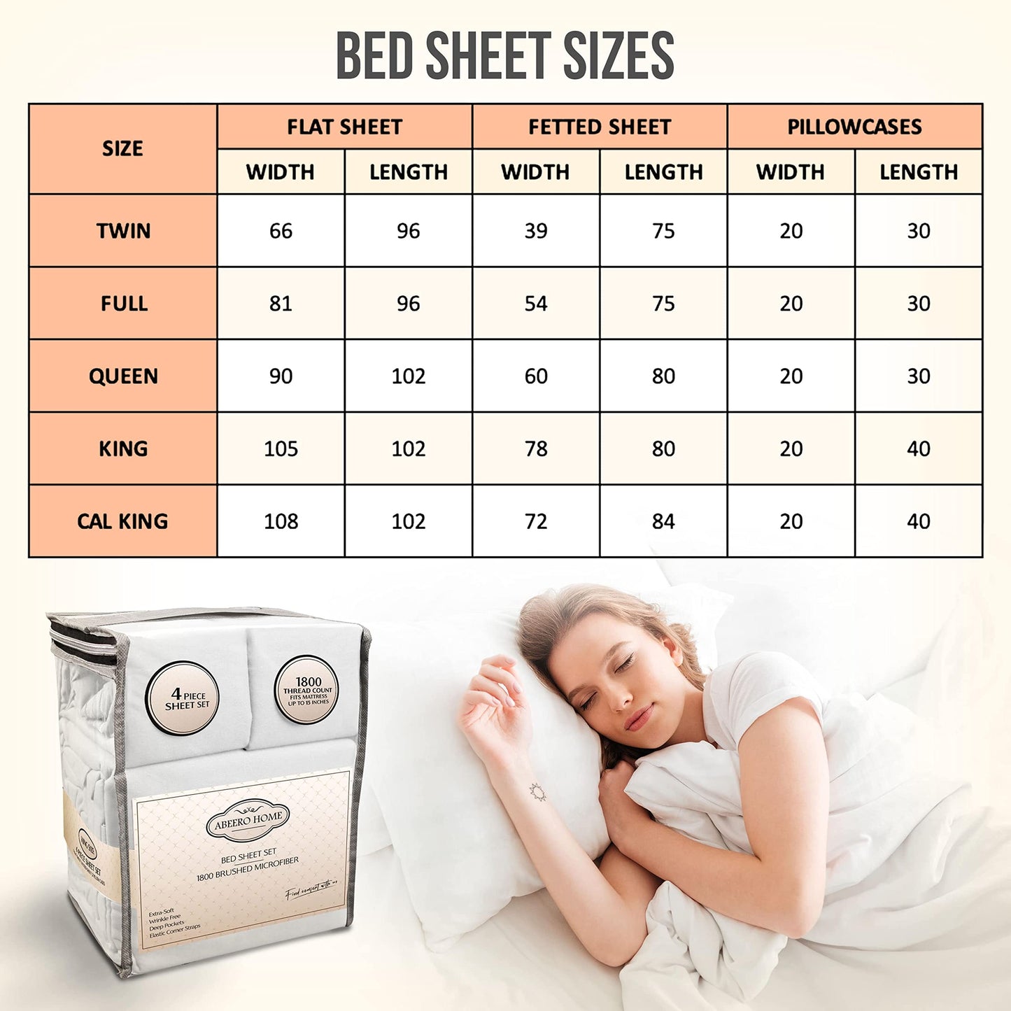 Queen Sheet Set - Luxury Hotel Bed Sheets - Soft Cooling Sheets with Elastic Corner Straps - Deep Pockets Microfiber Bedsheet 4 Piece