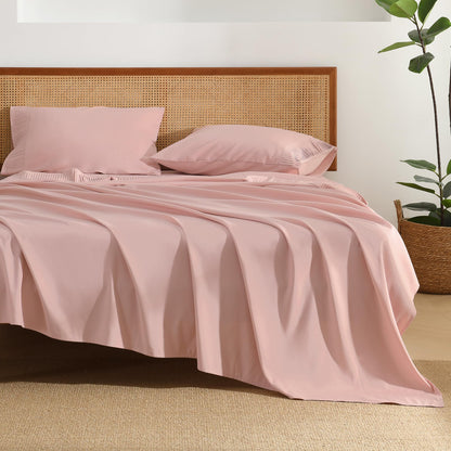 Microfiber Queen Sheet, Deep Pocket Up to 16", Hotel Luxury Breathable & Cooling Bed Sheet Set