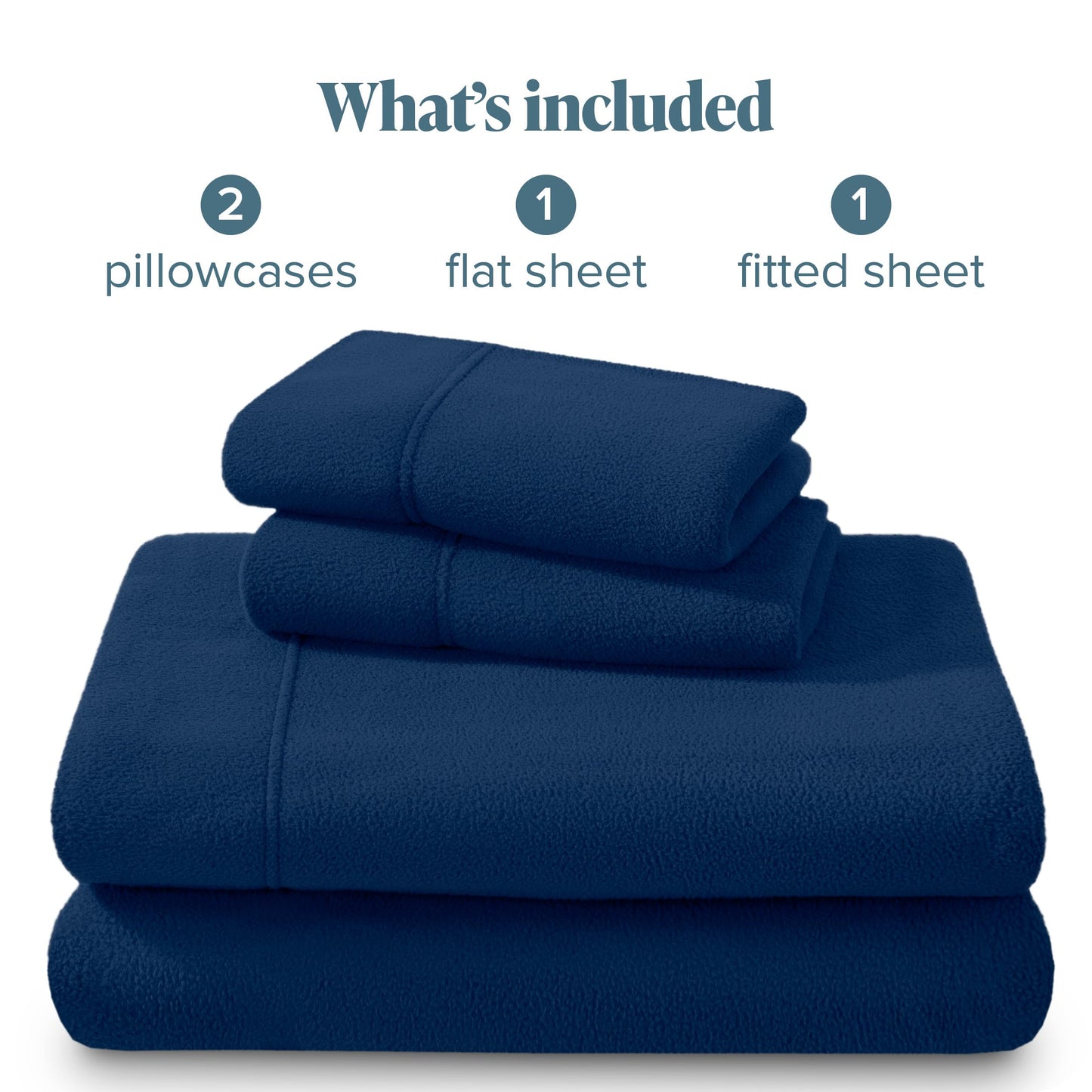 Bare Home Super Soft Fleece Sheet Set - Split Head Flex King Size - Extra Plush Polar Fleece, No-Pilling Bed Sheets - All Season Cozy Warmth