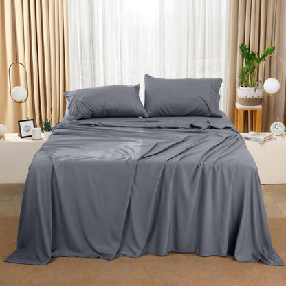 Utopia Bedding Queen Bed Sheets Set - 4 Piece Bedding - Brushed Microfiber - Shrinkage and Fade Resistant - Easy Care