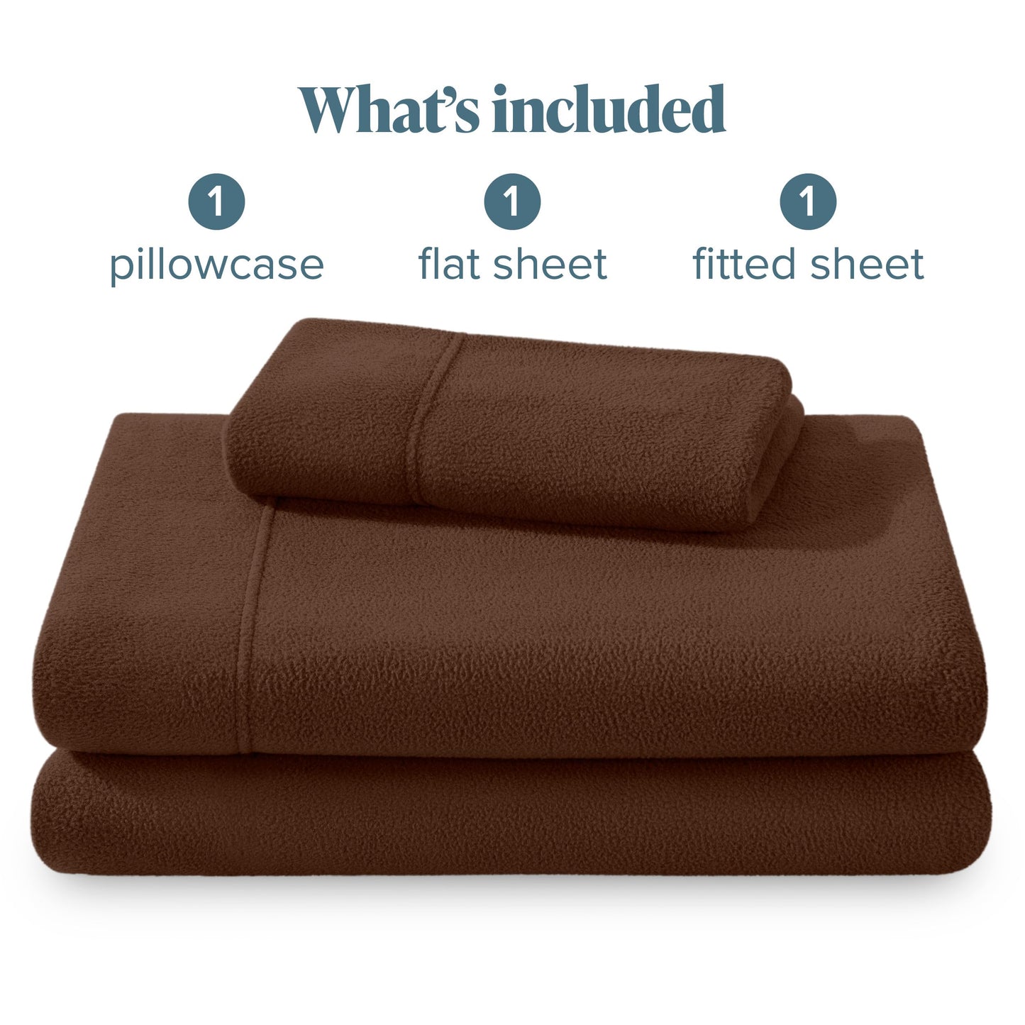 Bare Home Super Soft Fleece Sheet Set - Split Head Flex King Size - Extra Plush Polar Fleece, No-Pilling Bed Sheets - All Season Cozy Warmth