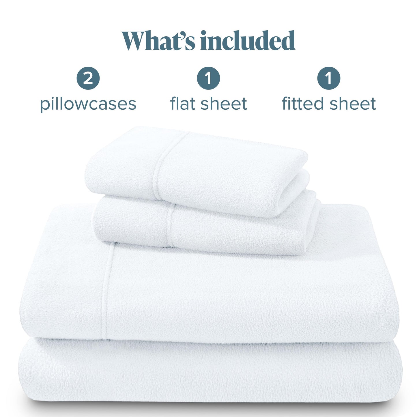 Bare Home Super Soft Fleece Sheet Set - Split Head Flex King Size - Extra Plush Polar Fleece, No-Pilling Bed Sheets - All Season Cozy Warmth