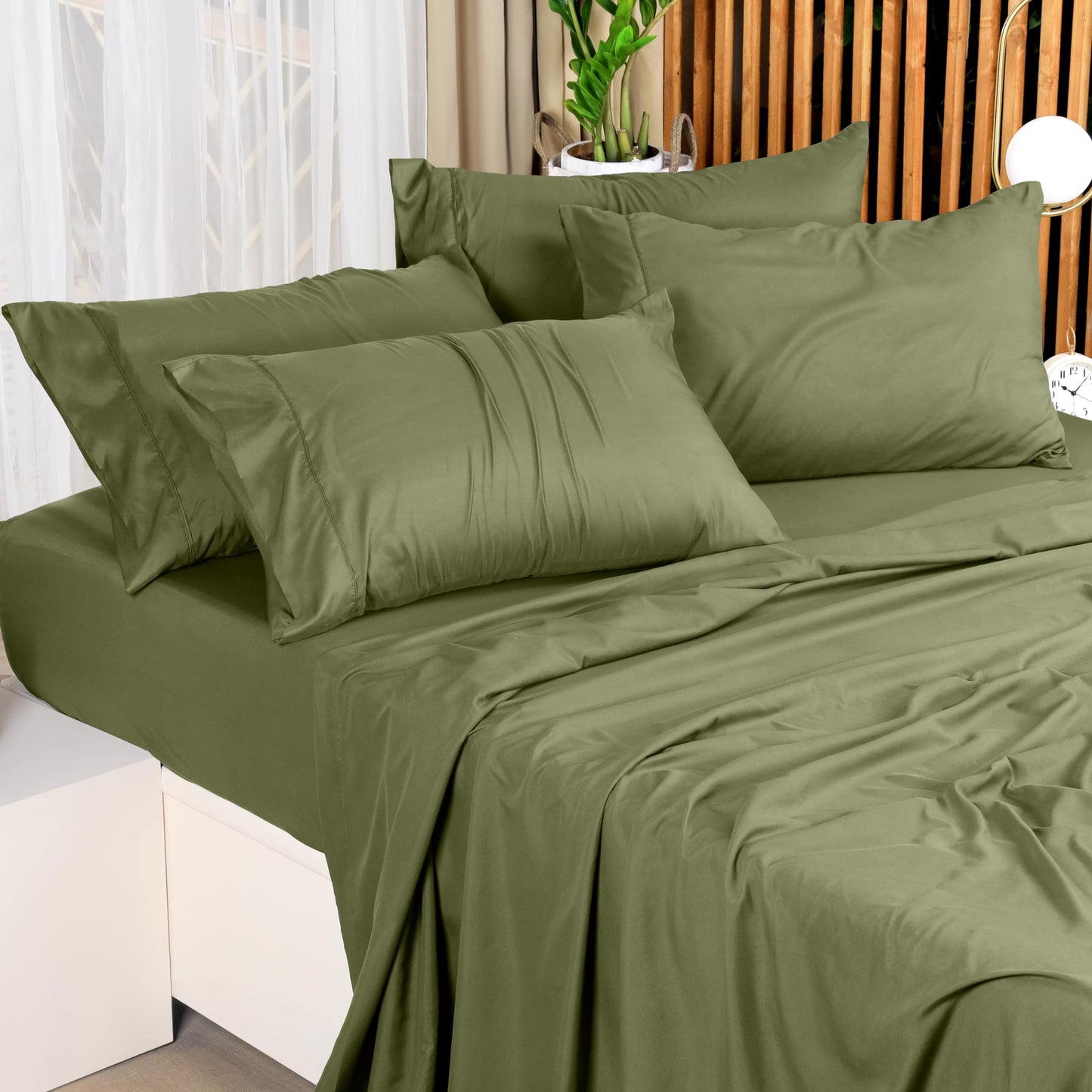 Utopia Bedding Queen Bed Sheets Set - 4 Piece Bedding - Brushed Microfiber - Shrinkage and Fade Resistant - Easy Care