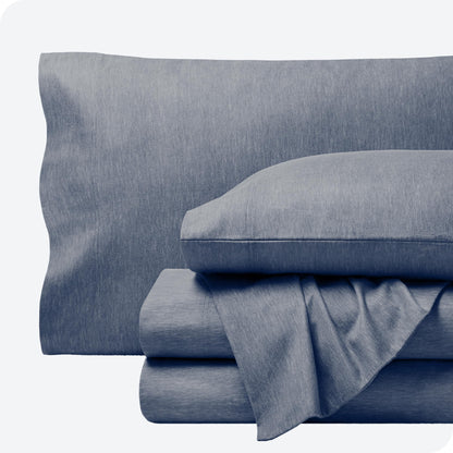 Bare Home Flannel Sheet Set 100% Cotton, Velvety Soft Heavyweight - Double Brushed Flannel - Deep Pocket (Split King, Grey)