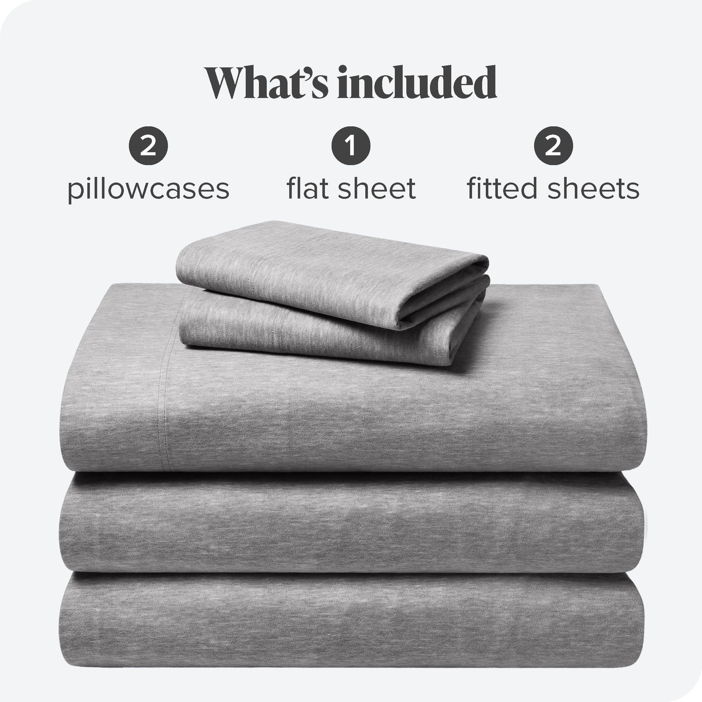 Bare Home Flannel Sheet Set 100% Cotton, Velvety Soft Heavyweight - Double Brushed Flannel - Deep Pocket (Split King, Grey)